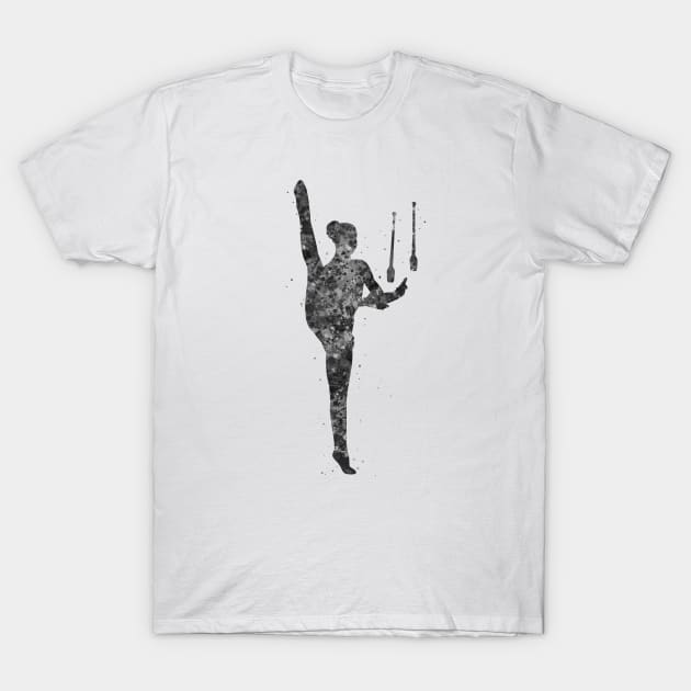 Rhythmic gymnastics juggling T-Shirt by Yahya Art